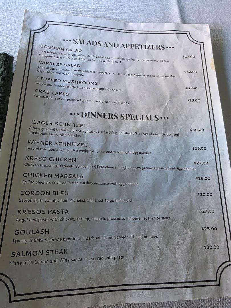 Kreso's Restaurant